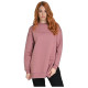 Target Γυναικείο φούτερ Loose Side Slits Fleece Crewneck ''Joyful''